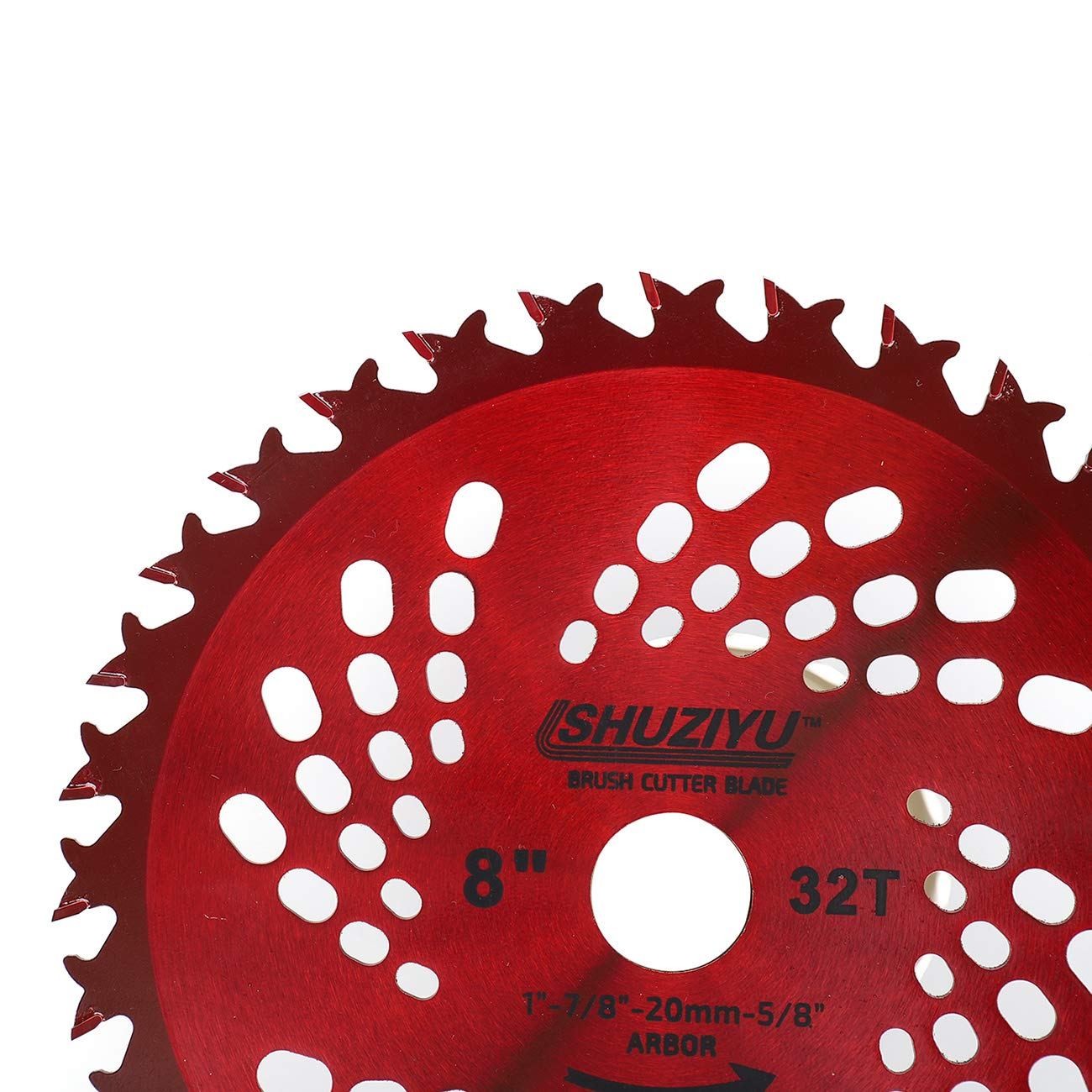 8"-32T. 1" Arbor with Washer Adapter 7/8"-20Mm-5/8, Brush Cutter Blade, Trimmer Weed Blade. Eater Blade image number 1