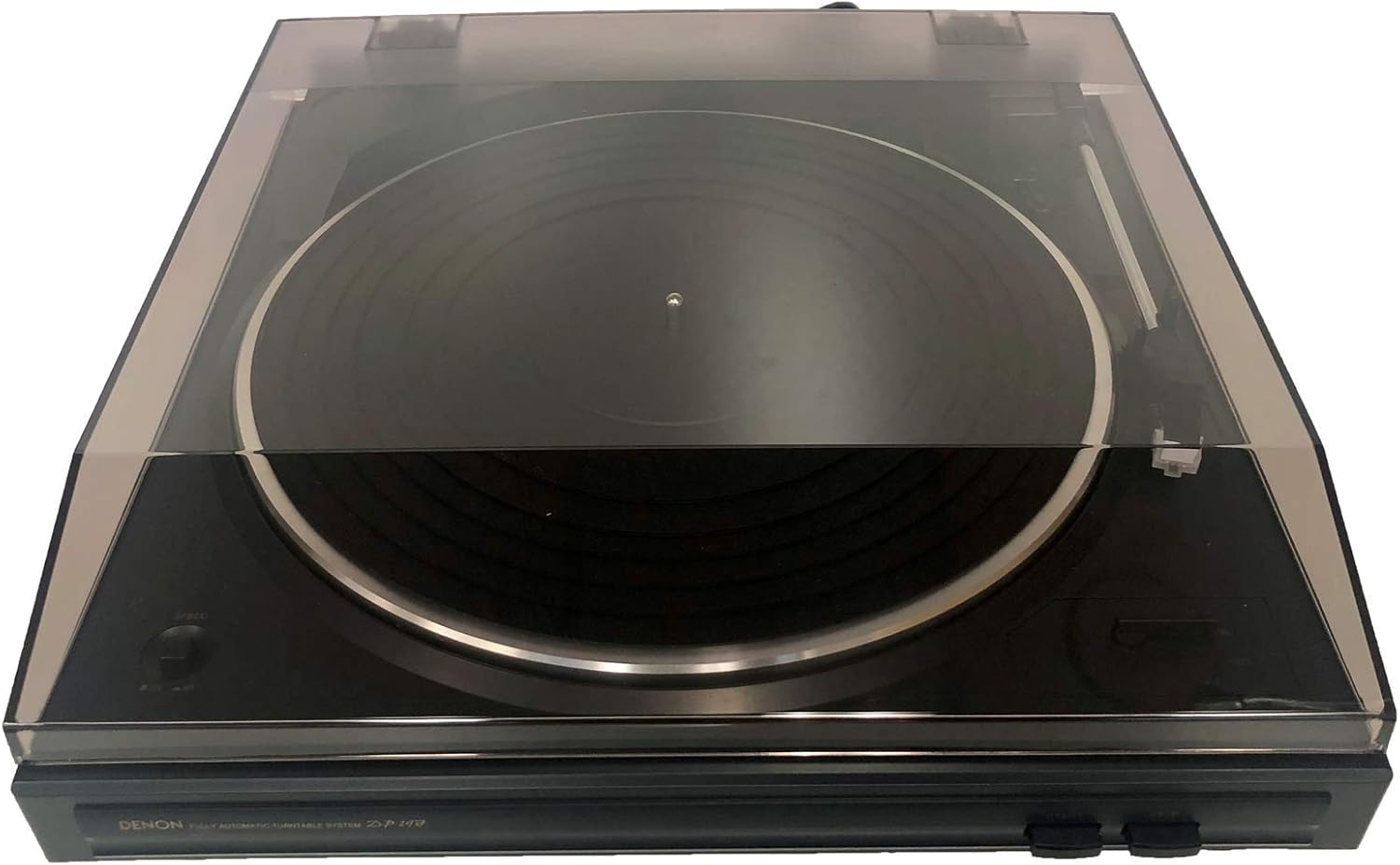 Denon DP-29FA Turntable | Fully-Automatic | Selectable ON/OFF Phono Pre-Amp | Simple Set-Up | Aluminium Platter & Chassis | Black image number 3