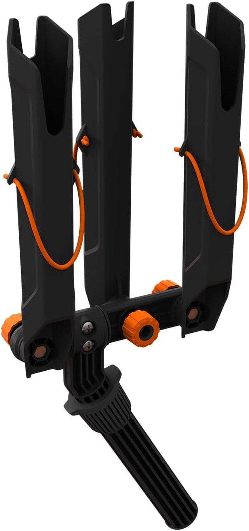 Pelican - Rocket Launcher Rod Holders - Adjustable 3 Rods Holder Fishing Poles - Universal Rod Holders, Black image number 1