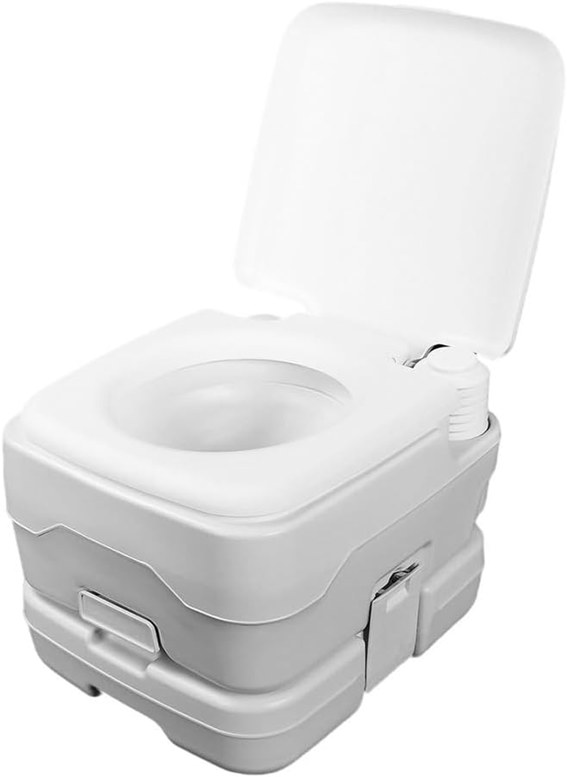 Leona Co 10L Portable Camping Toilet with 12L Flush Tank &ndash; Outdoor Travel Loo for Caravan, RV, Boat & Emergency Use | Lightweight Leak-Proof Porta Potty with Press Pump Flush image number 1