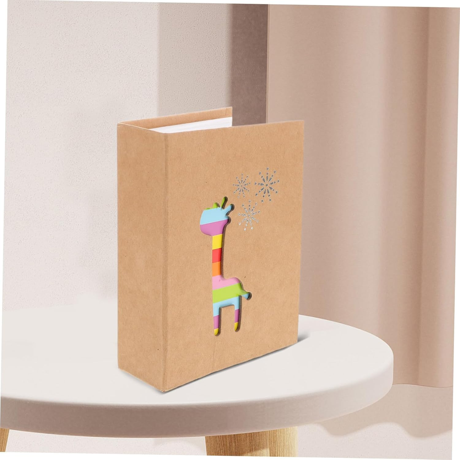 BELLIFFY Growth Memory Scrapbook Album Photo Capacity Kraft Picture Book for Showers and Birthday Celebrations Easy Photo Management and Insert Design image number 3