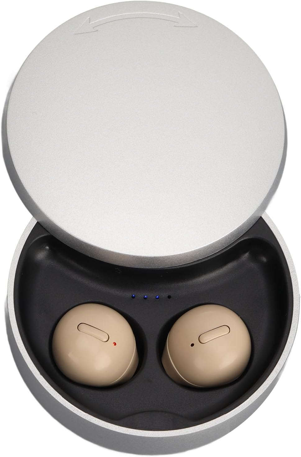 Mini Wireless Earbuds, Bluetooth Noise Cancelling Headphones, Super Long Endurance Sports Headset for Workout Gym TV Travel (Skin Color)