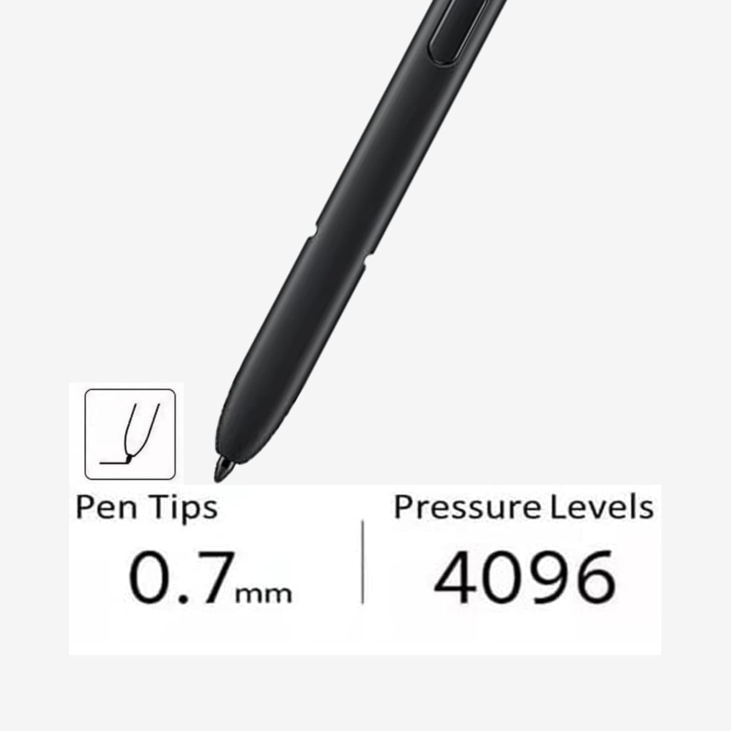 Phantom Black Galaxy S23 Ultra Pen for Samsung Galaxy S23 Ultra 5G Stylus Pen image number 4