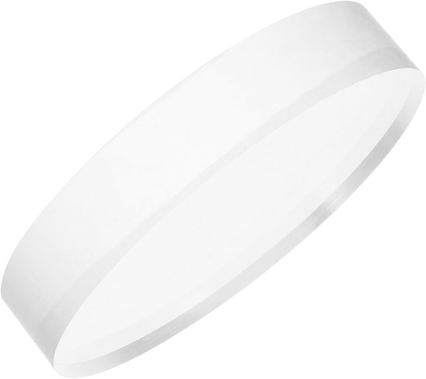 DECHOUS Transparent Acrylic Desktop Display Base round Makeup Jewelry Organizer Stand for Figurines Crafts Storage and Home Decor image number 4