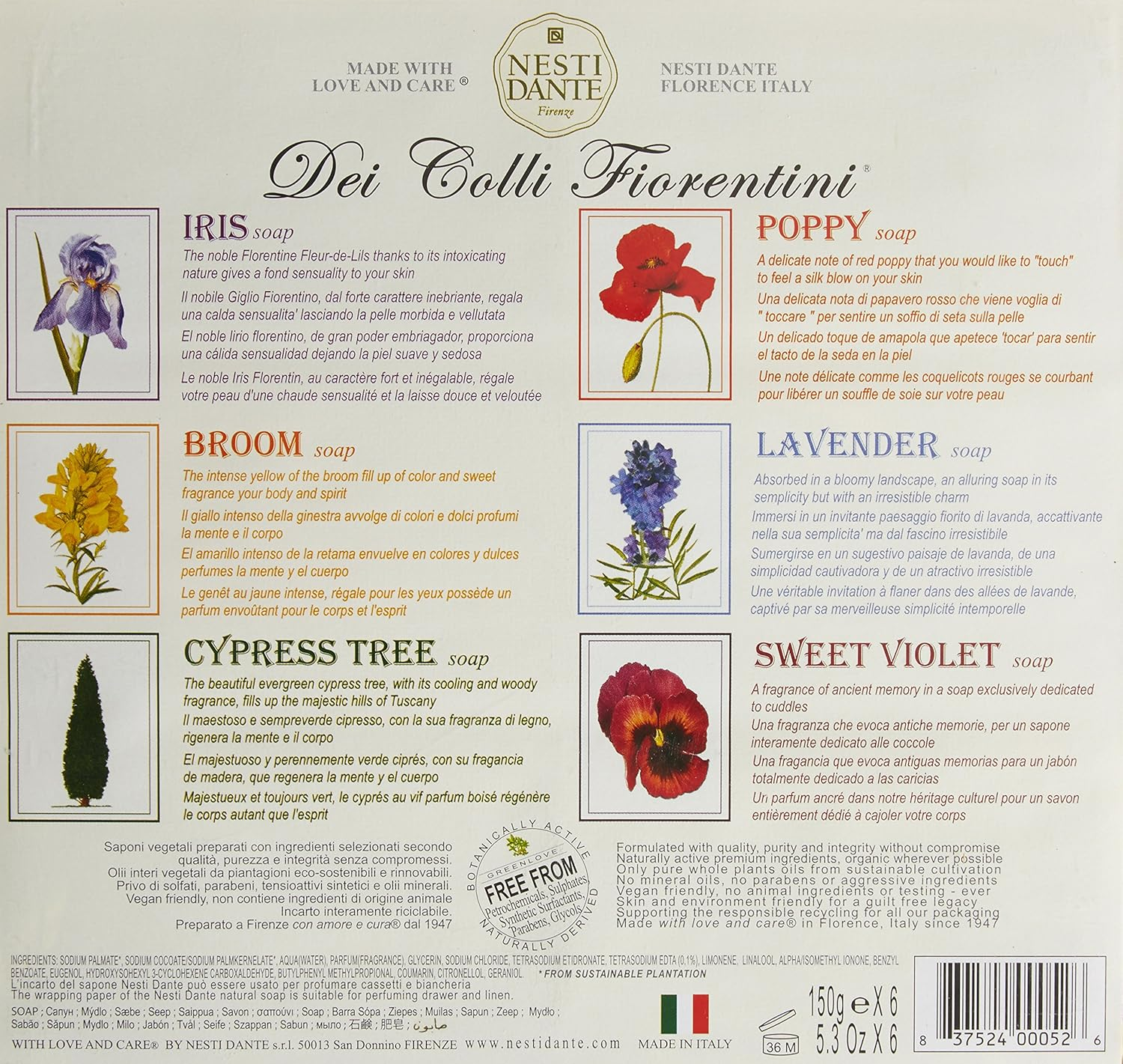 Nesti Dante Dei Colli Fiorentini Set of 6 150G Each image number 2