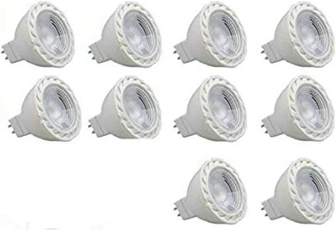 CYCOB 5W MR16 G53 LED Bulbs, 50W Halogen Bulbs Equivalent,400Lm,Warm White3000K, 60&deg;Beam Angle, Recessed Lighting, Track Lighting, LED Light Bulbs, Pack of 10 Units