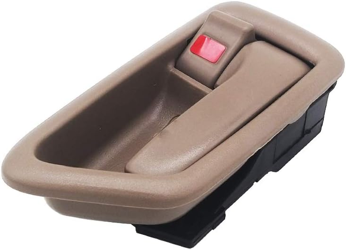 BOPART inside Interior Door Handle for 97-01 Toyota Camry, 1997 1998 1999 2000 2001 Camry Front Rear Driver & Passenger Side Inner Door Handle Automotive Replacement Parts (Beige/Tan) image number 2