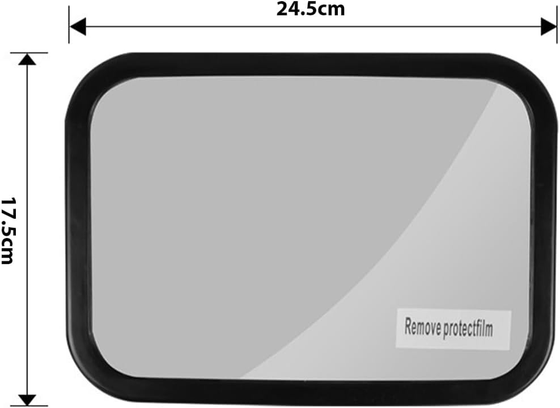 Baby Car Mirror &ndash; Adjustable Wide-Angle Acrylic Shatterproof Rear View Mirror for Back Seat, Durable Car Seat Mirror for Infants & Toddlers, Wide Rearview & 360&deg; Rotation, Easy Assembled