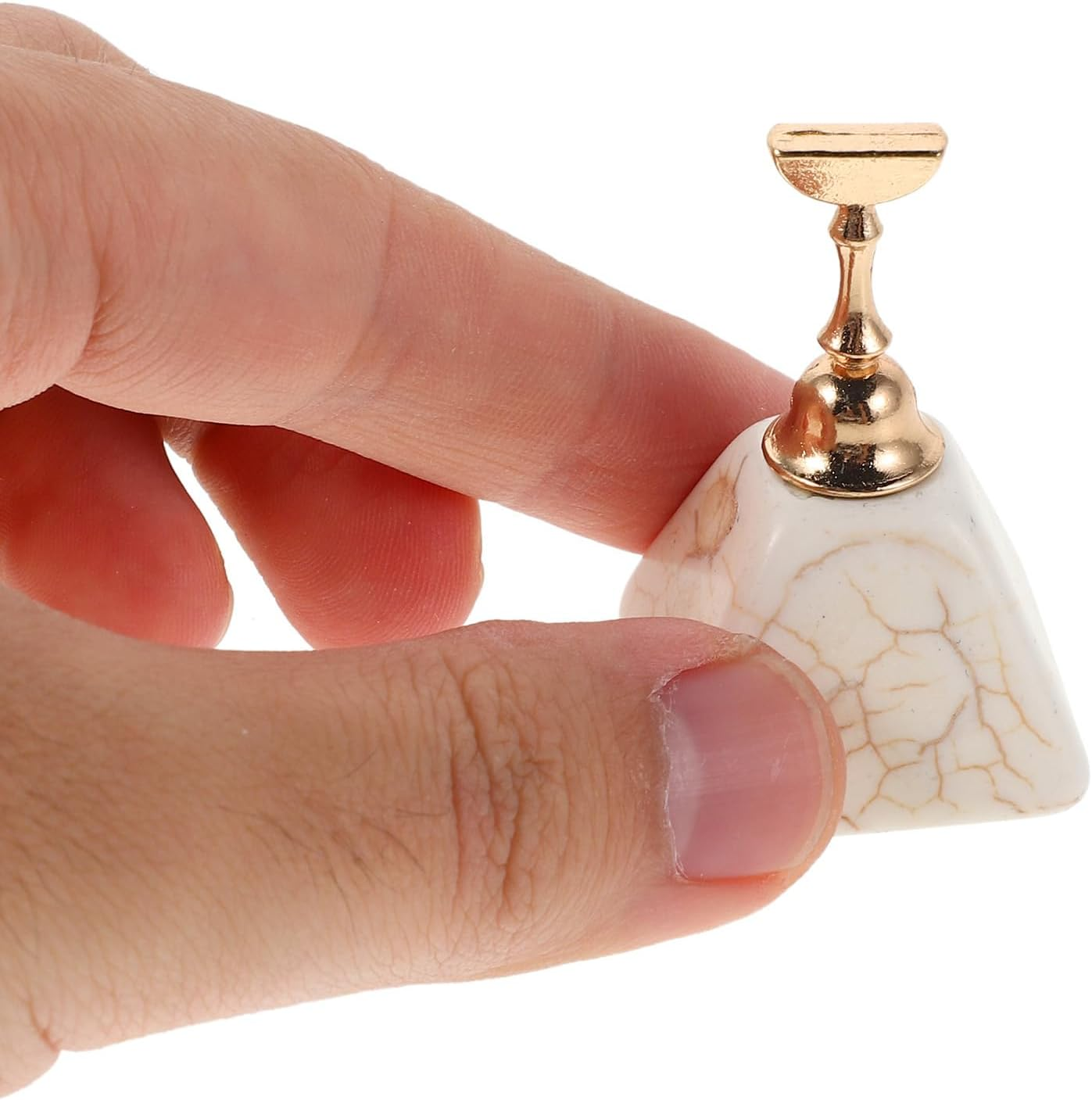 NIYANGLE 10Pcs Nail Stand: Magnetic Nails Art Display Practice Holder Painting Stand False Press on Fake Holder for Home Diy Salon Supplies image number 1