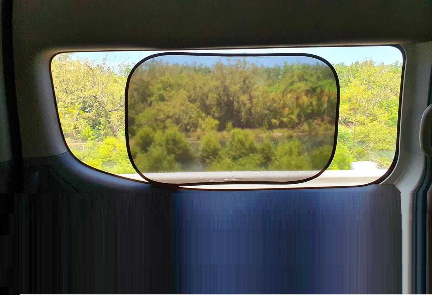 Kinder Fluff Car Window Shade (4Pack)-The Only Certified Cockpit & Car Window Sun Shade for Baby & Pilots Proven to Block 99.95% UVR -Mom'S Choice Gold Award- Aircraft & Car Seat Sun Protection - S