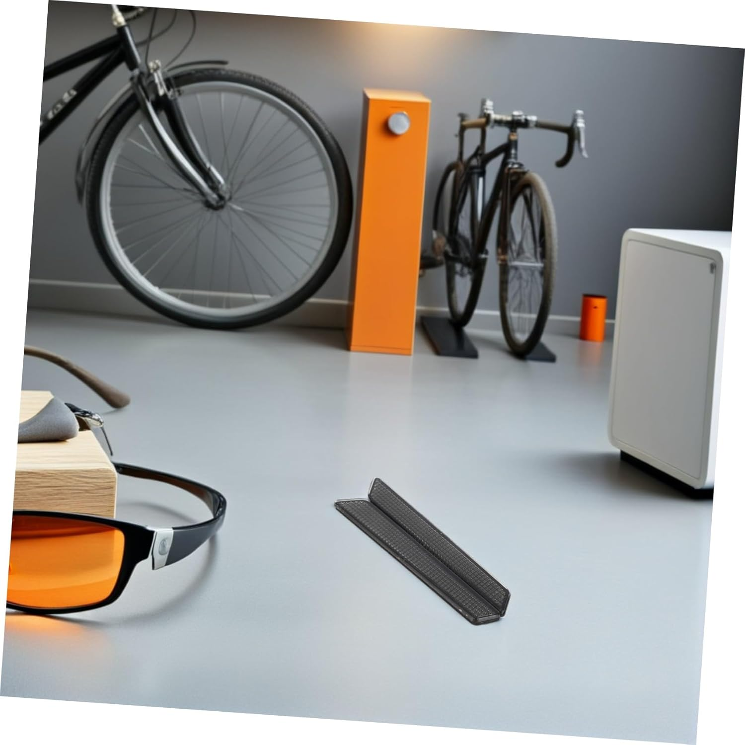 Alipis Motorcycle Reflective Strips Saddle Bag Motorcycle Covers Saddle Bag Reflector Accessories Reflector Inserts Black Grey Abs - Grey image number 2