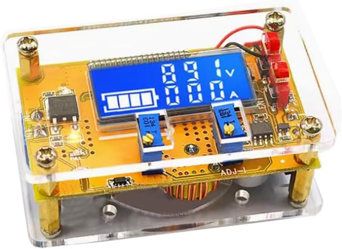 DC Buck Module Adjustable Buck Converter Step down Voltage Regulator 6V-32V 30V 24V 12V to 1.5-32V 5V 5A LCD Power Supply Volt Reducer Transformer Module Board with USB Port Protective Case image number 2