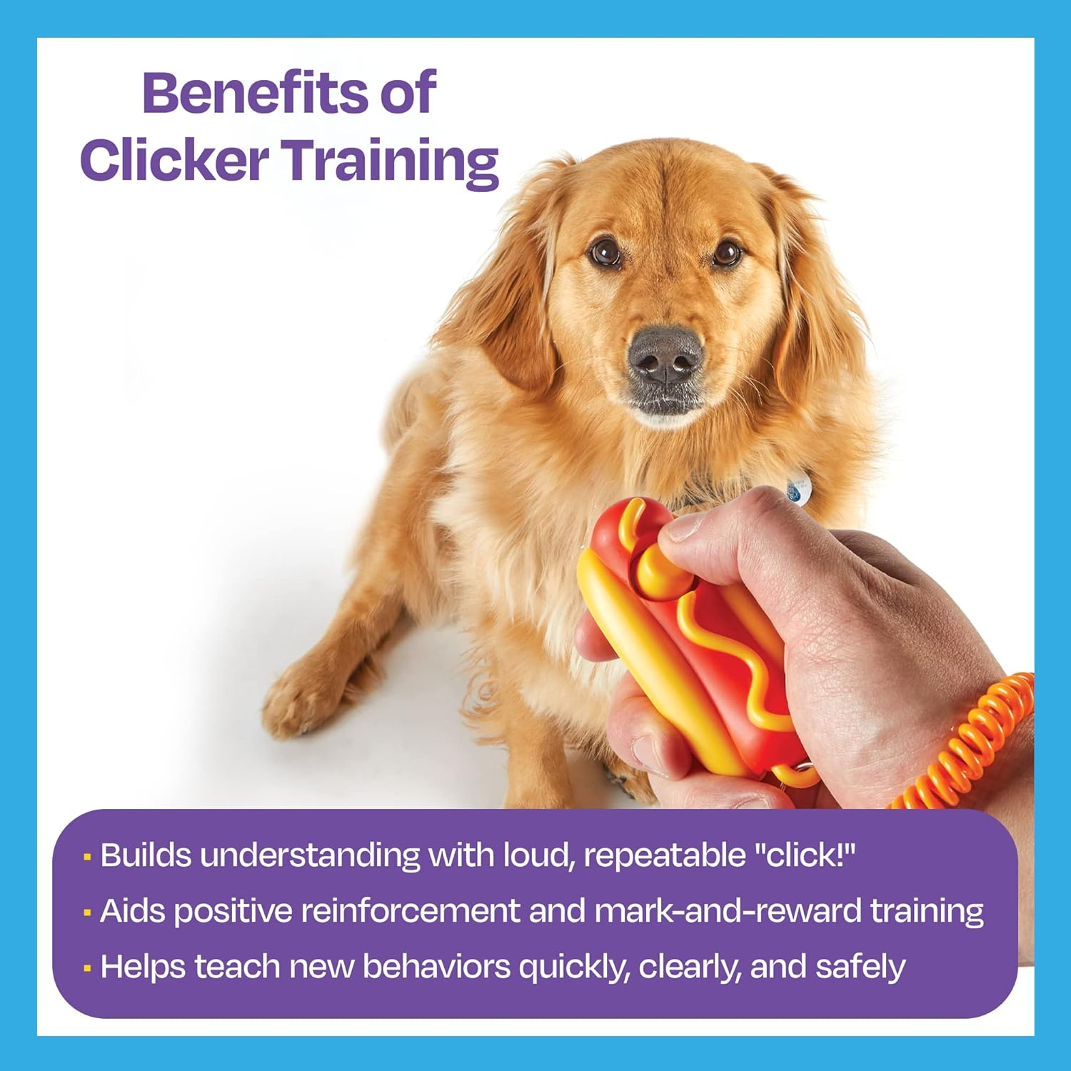 Brightkins Smarty Pooch Hot Dog Training Clicker image number 3