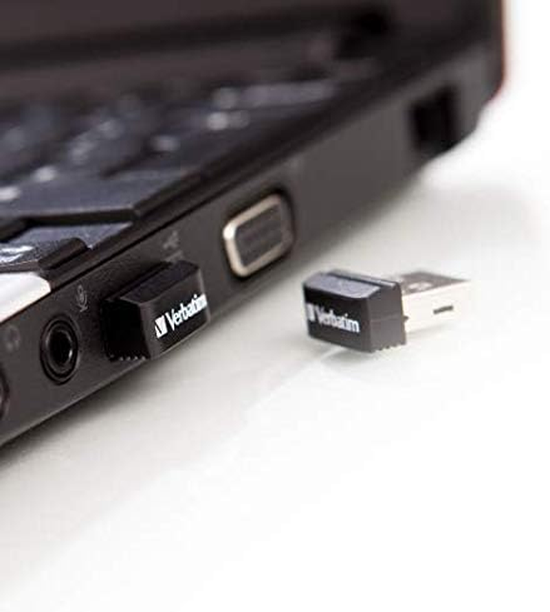 Verbatim 16GB Store 'N' Stay USB 2.0 Flash Drive, Black 97464 image number 1