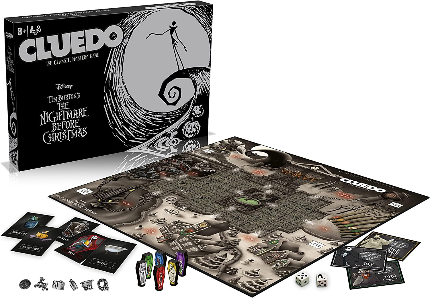Winning Moves Cluedo the Nightmare before Christmas image number 3
