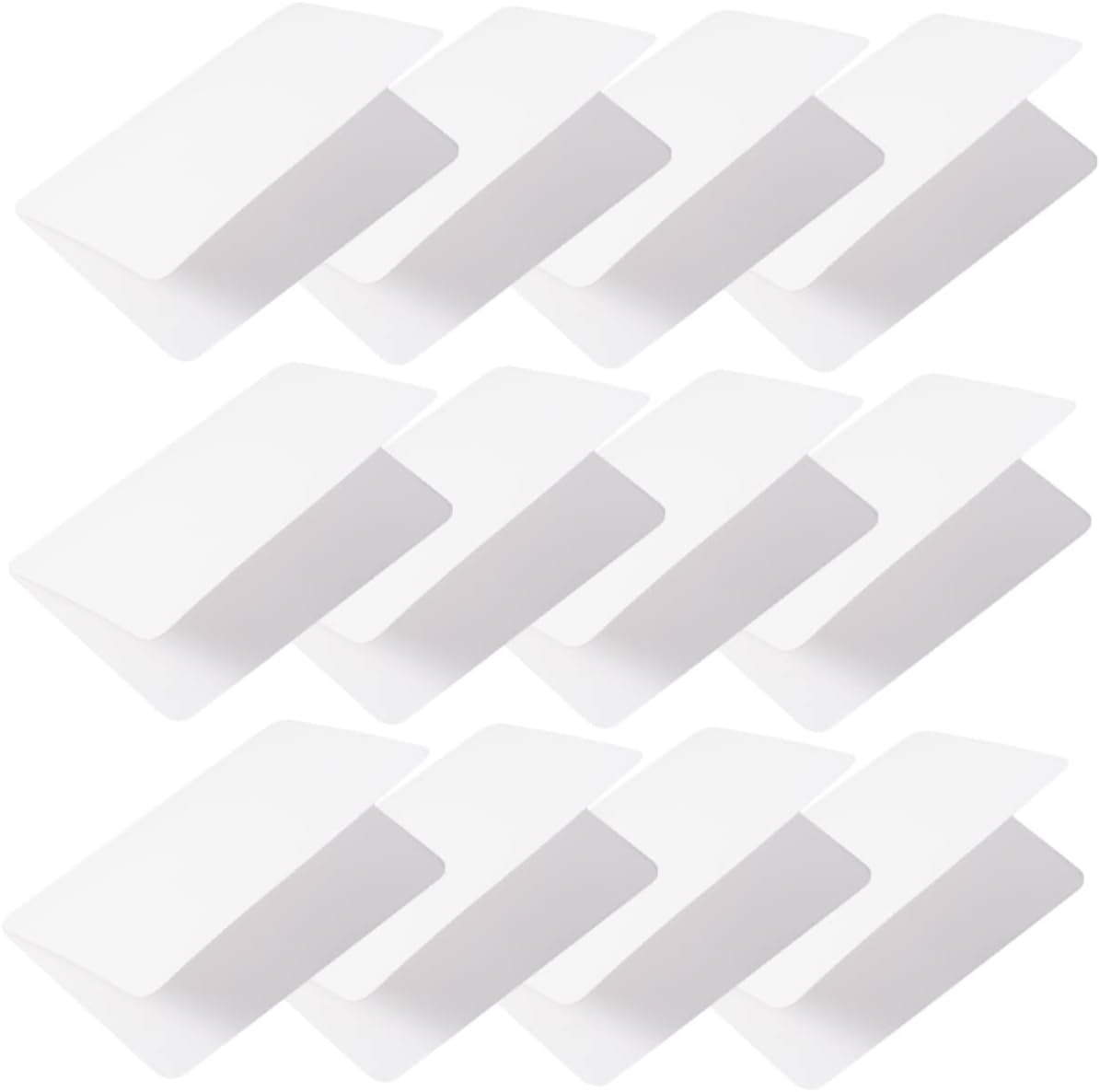 Operitacx 100Pcs Blank Kraft Paper Greeting Cards Blessing Cards for Holidays Birthdays and Parties for Crafting and Personal Messages image number 6