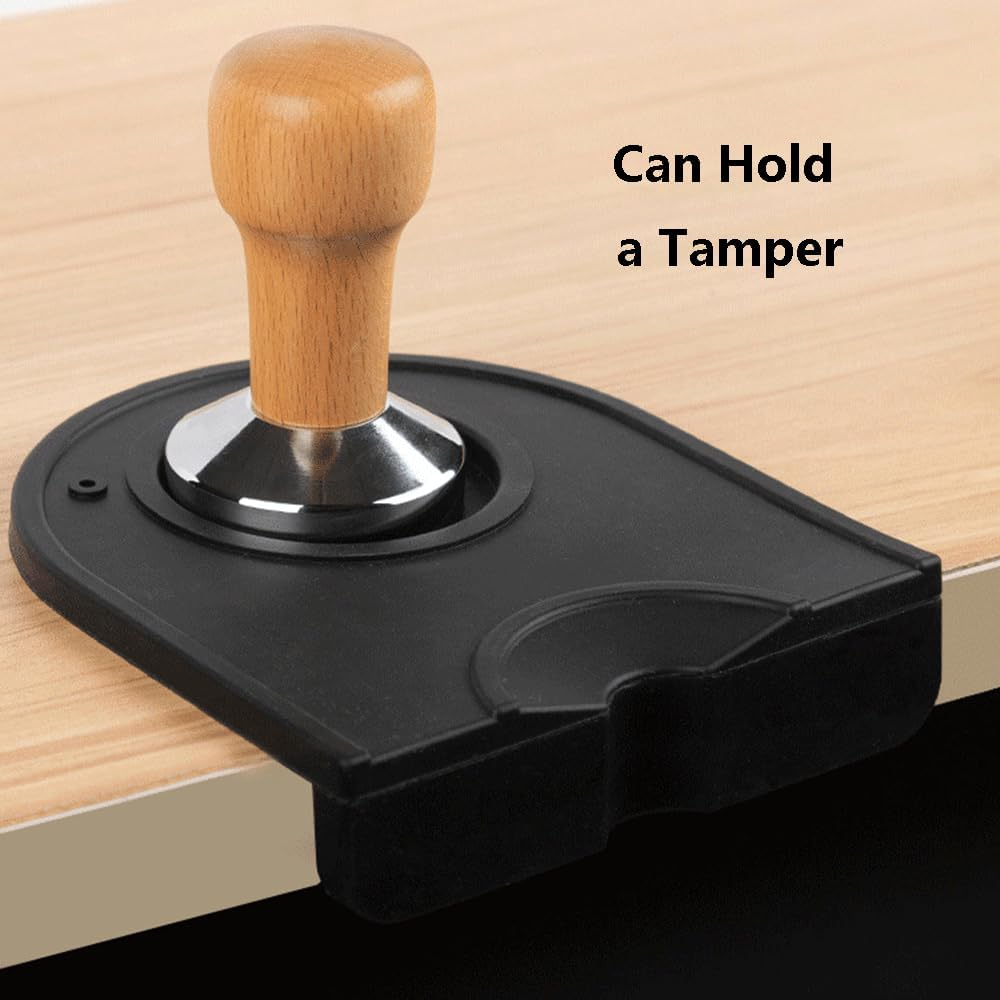 Silicone Coffee Tamper Mat, Small round Shape Espresso Tamping Mat, anti Slip Coffee Mat for Home Kitchen Cafe (7.5Cm) image number 2