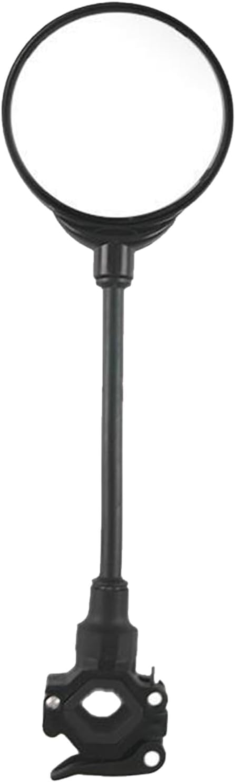 Stroller Mirror - 10Cm Clip on Security Mirror | round Side Rearview Mirror | Aluminum ABS 360&deg; Adjustable Safety Baby Stroller Accessory for Pram Bike & Scooter Handlebar image number 6