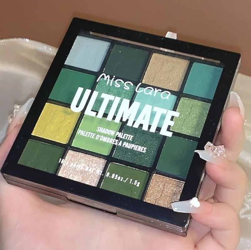 Eyeshadow Palette Glitter Makeup Shimmer Matte Eye Shadow Palette Highly Pigmented Eyeshadow Makeup Professional Colorful Eye Shadow Powder Easy to Create Glamour Looks,32 Colors. image number 1