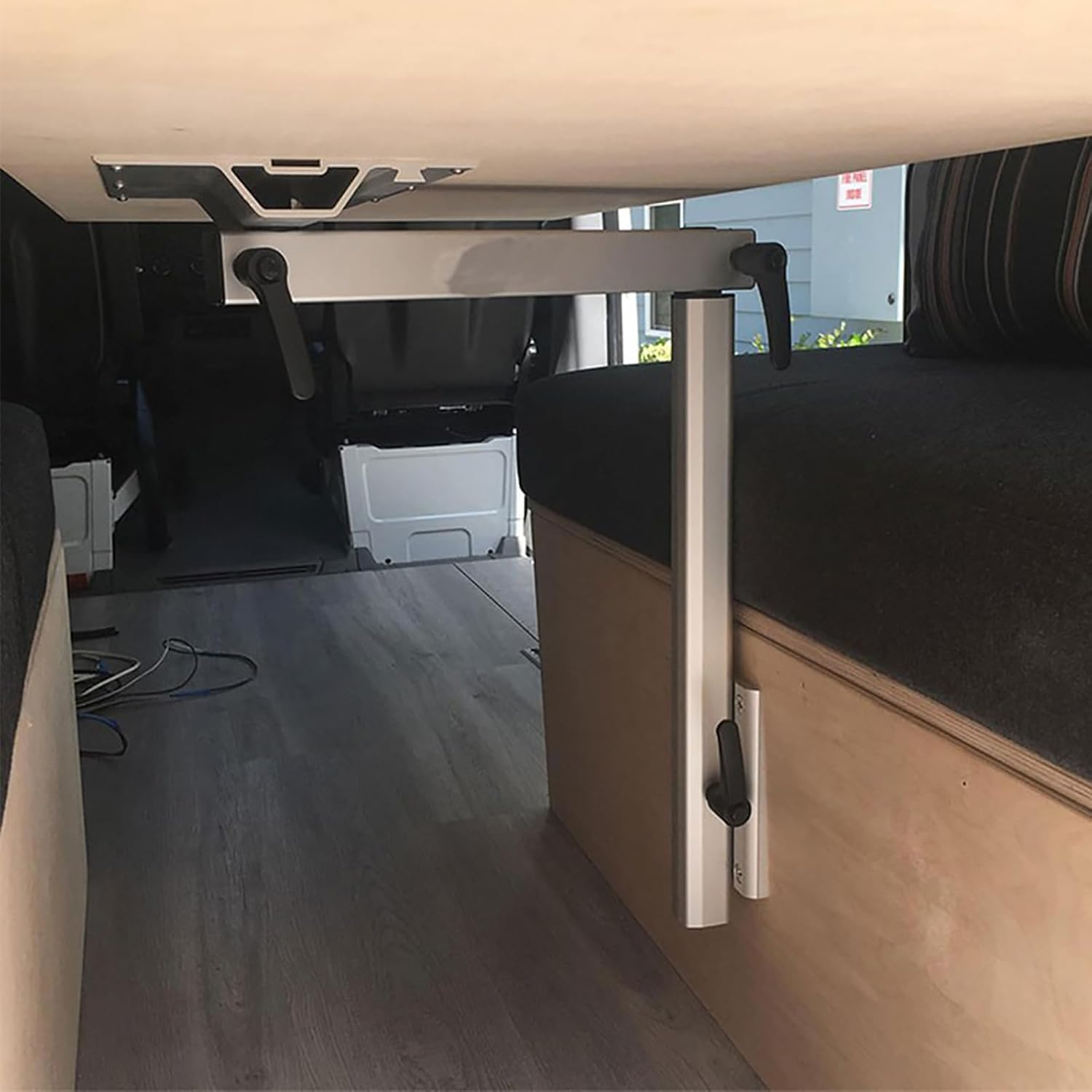 MAX COOL Removable Table Leg RV Accessories 360 Degree Rotation Detachable Table Leg Aluminum Alloy Laptop Table Legs Bracket for RV Caravan Yachts Motorhome image number 1