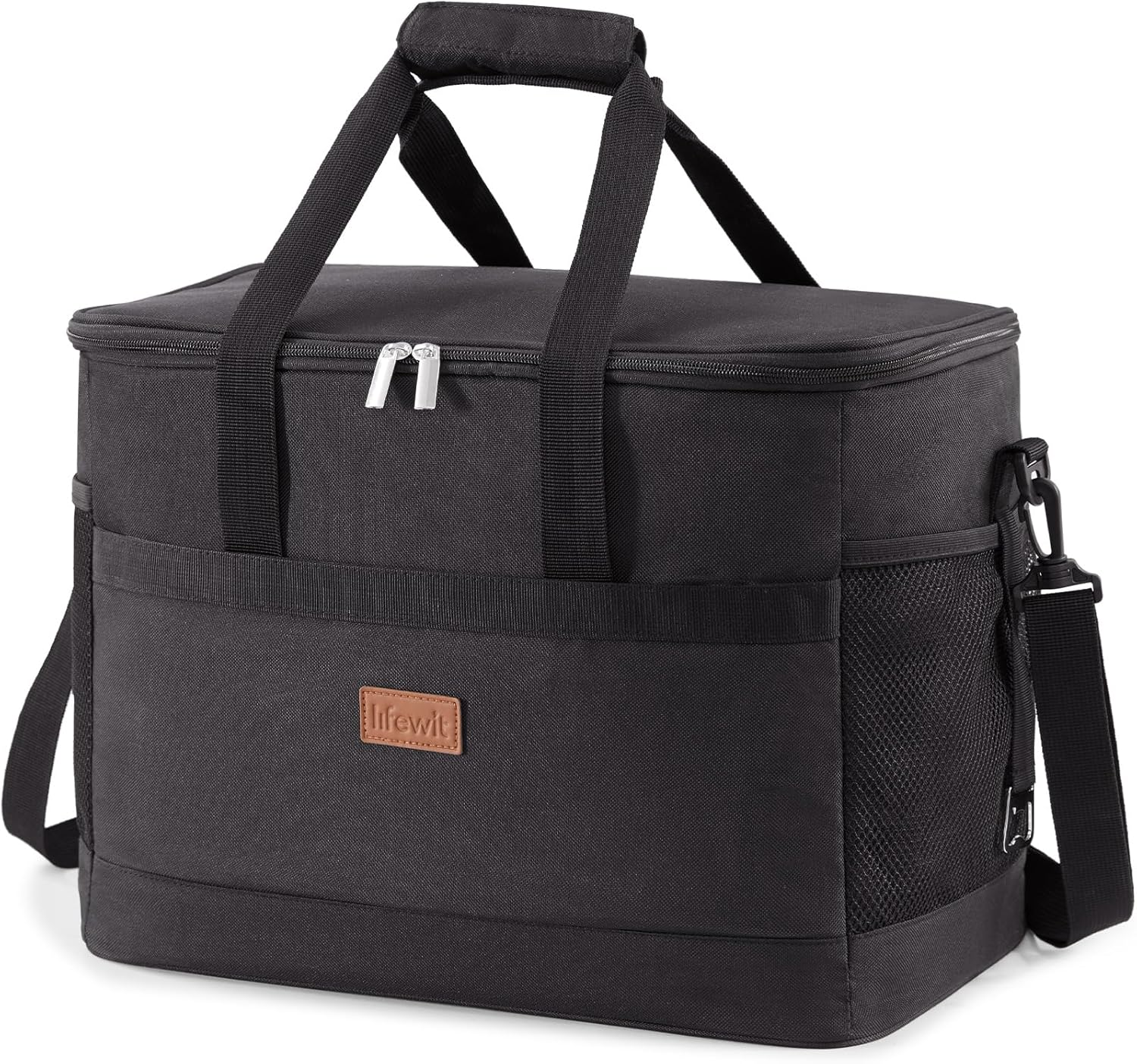 Lifewit Soft Cooler Bag Large with Hard Liner, Insulated Picnic Soft-Sided Cooling Bag for Camping/Bbq/Shopping Family Outdoor Activities