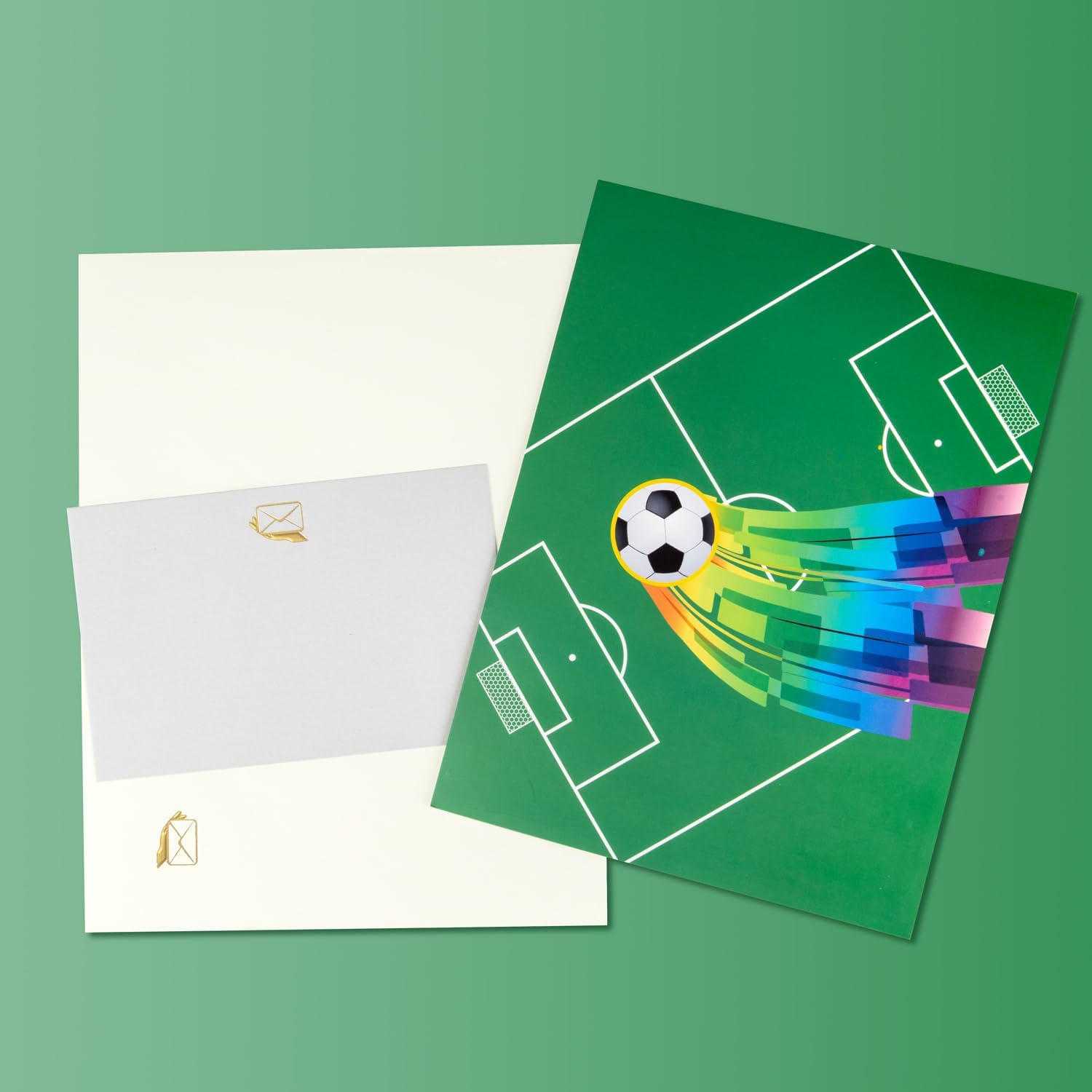 Magic Ants Pop-Up Birthday Card- Soccer Themed Father'S Day 3D Greeting Card - Soccer image number 5