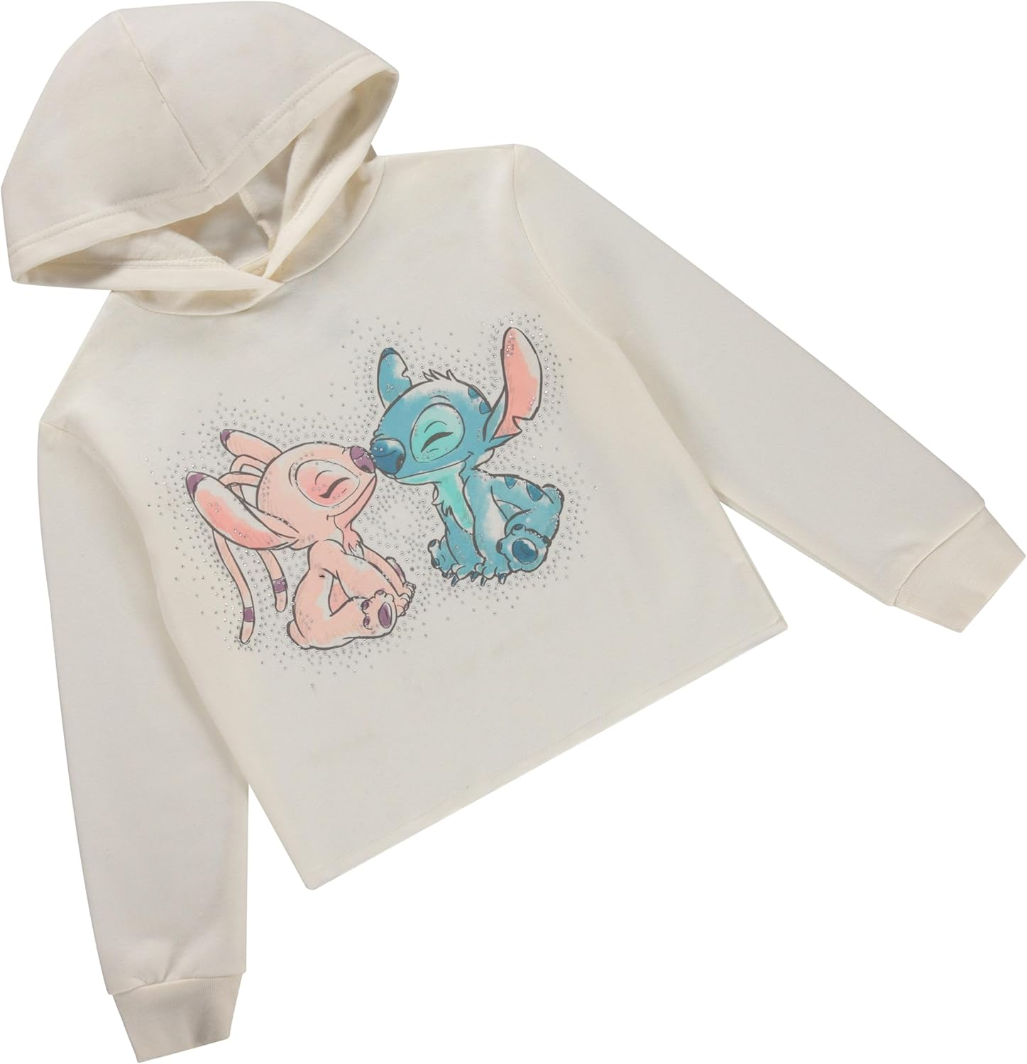 Disney Lilo & Stitch Girls Hoodie - Stitch Skimmer Pull over Hoodie- Little and Big Girl Sizes 4-16 image number 4