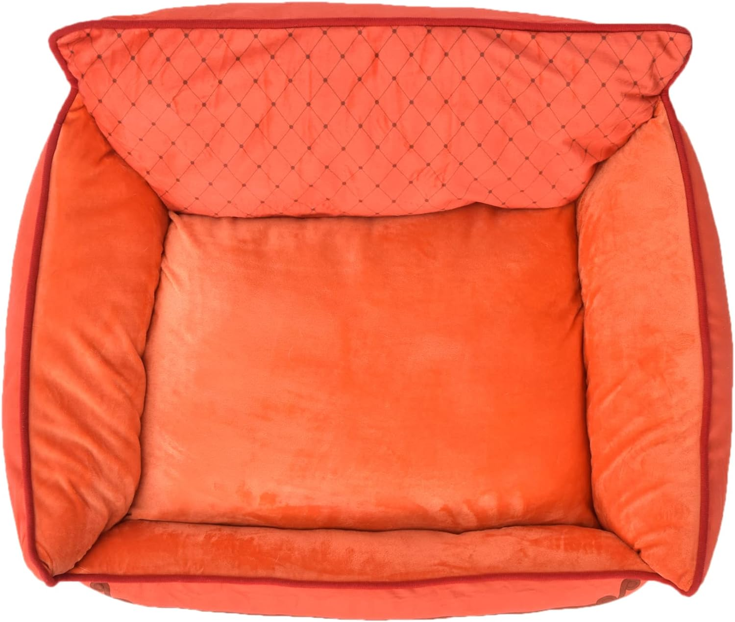 Guhuikufriends the TV Show Sofa Cuddler Dog Bed, 24"X 19"X 8", Pink, Officially Licensed by Warner Bros