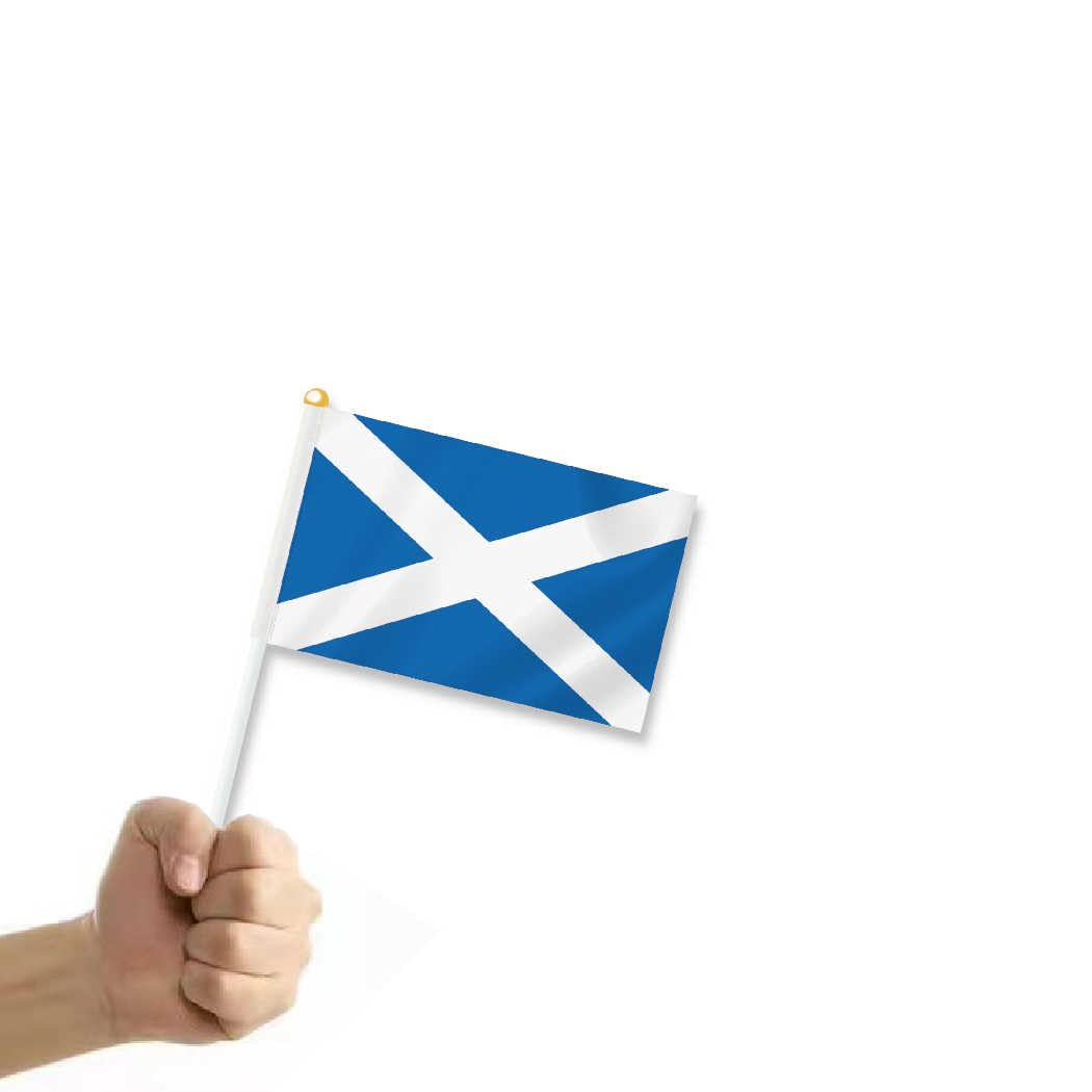 10 PCS Scotland Handheld Small Flag, Scottish Hand Held Mini Decor Decoration Banner image number 2