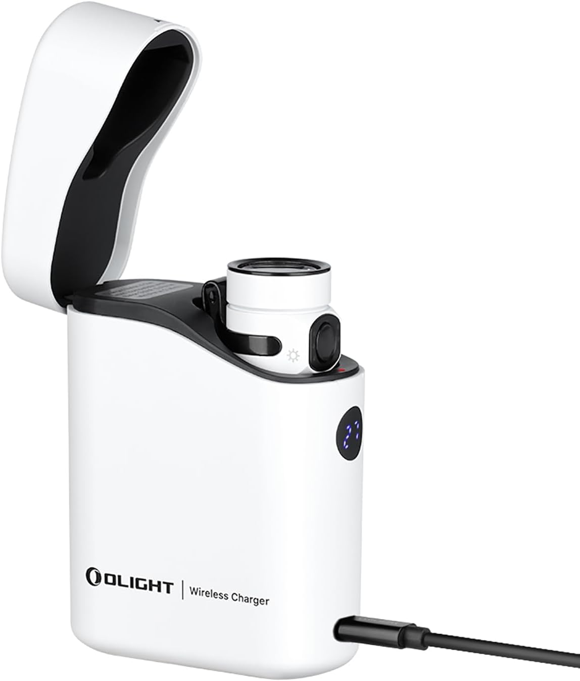 OLIGHT Baton4 Premium Edition Compact Handheld Torch Max 1300 Lumens with Charging Box Pocket-Size for Household and Mountaineering (Black) image number 6