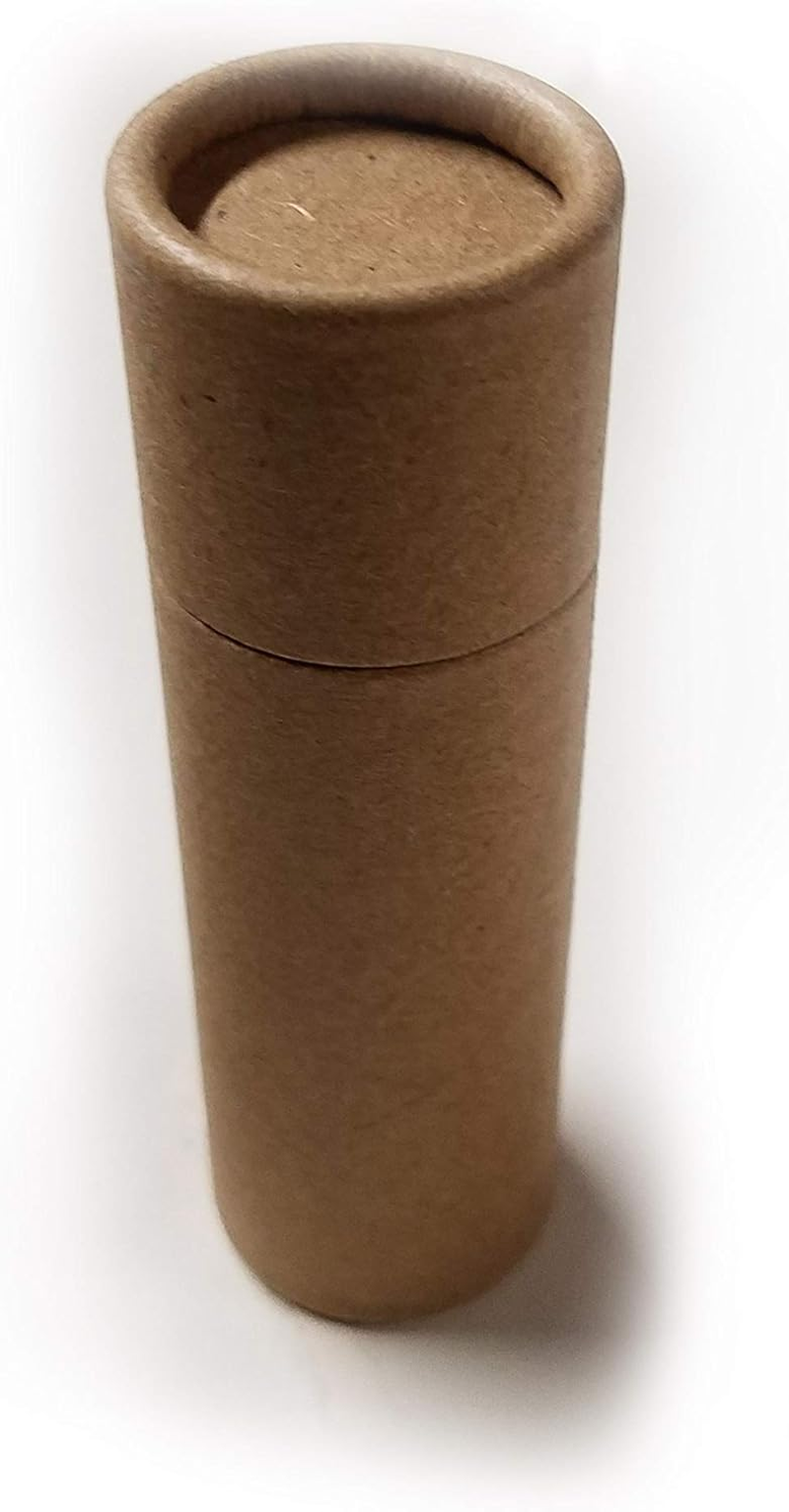 Empty Cardboard Deodorant Containers - Push-Up Style, Top-Fill, Reusable and Biodegradable 1.0 Oz (15-Pack) Brown image number 4
