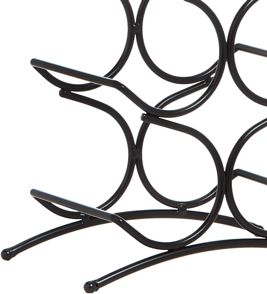 Amazon Basics Wine Rack for 12 Bottles, Black image number 3