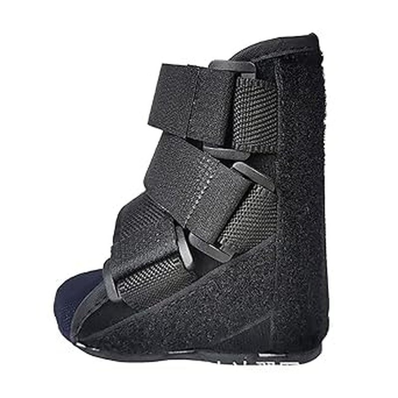 1Pack Post Op Shoe Kids Medical Walking Boot Adjustable Fracture Boot Plaster Cast Shoe Orthopedic Boot for Broken Foot Toe Sprained Ankle Injury Pain Relief Post Surgery Recovery (Black, 16CM) image number 5