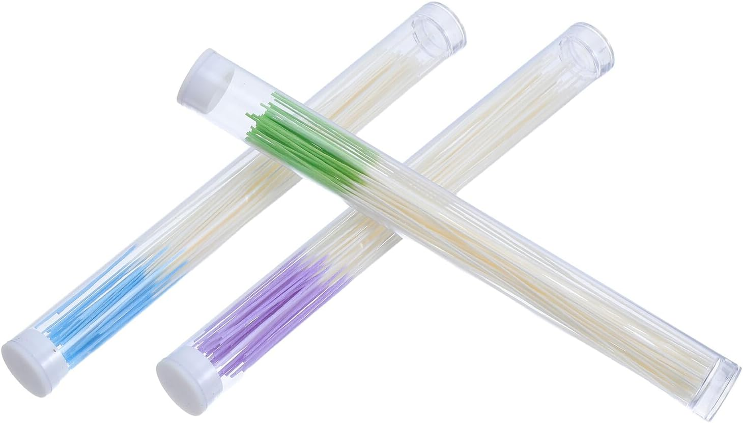 BIUDECO 180Pcs Ear Piercing Cleaning Line with 3 Tubes (Green, Purple, Pink, 60Pcs Each) Disposable Piercing Cleaner Threads Aftercare Tool for Men and Women image number 6