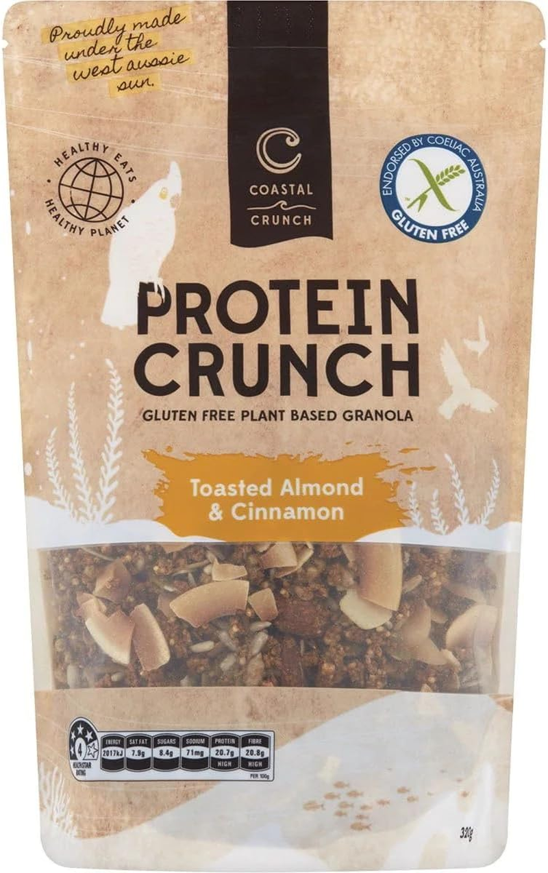 Coastal Crunch Protein Crunch Granola Toasted Almond Cinnamon 320G