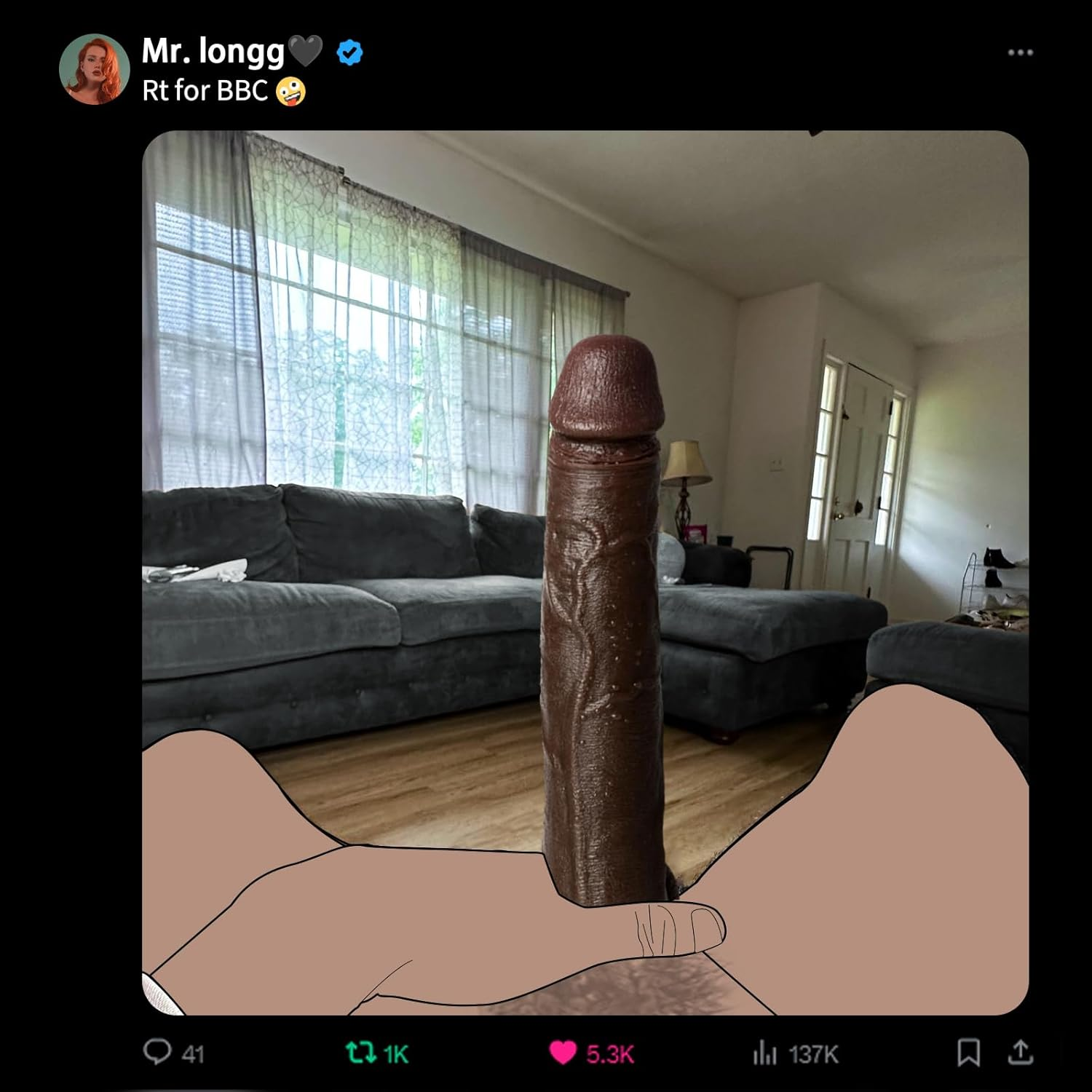 11.5" Huge Long Big Black Dildo - Realistic Thick Large Dildo with Suction Cup, BBC Real Skin Soft Dual Density Silicone Dildo, Giant Dildos for Women Men Gay, Unisex Adult Sex Toys & Games