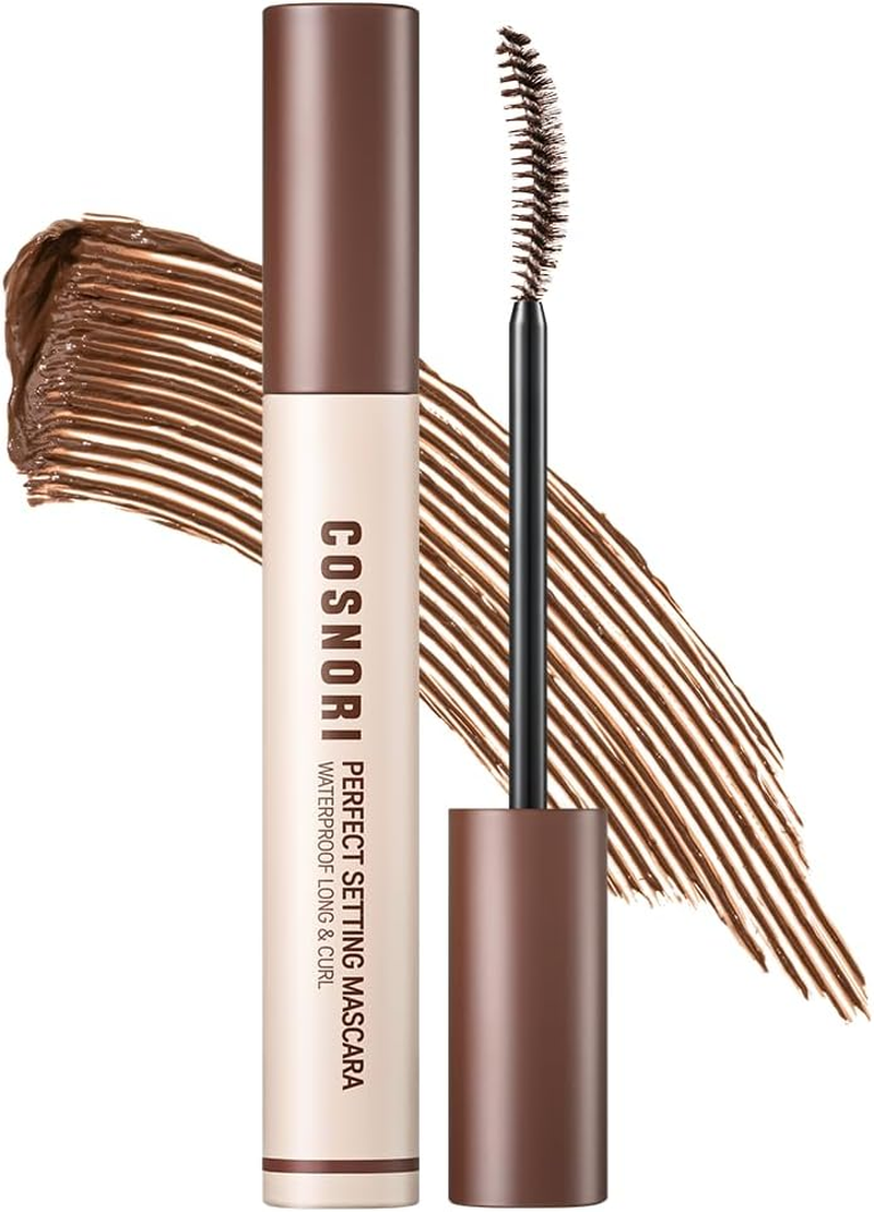 COSNORI Perfect Waterproof Mascara Long&Curl 02 Cozy Brown &ndash; Long-Lasting Smudge - Brown Mascara - Korea Waterproof Mascara, Long Lash, Strong Fixing, Silk Amino Acids - 0.23Fl Oz (7Ml) image number 3
