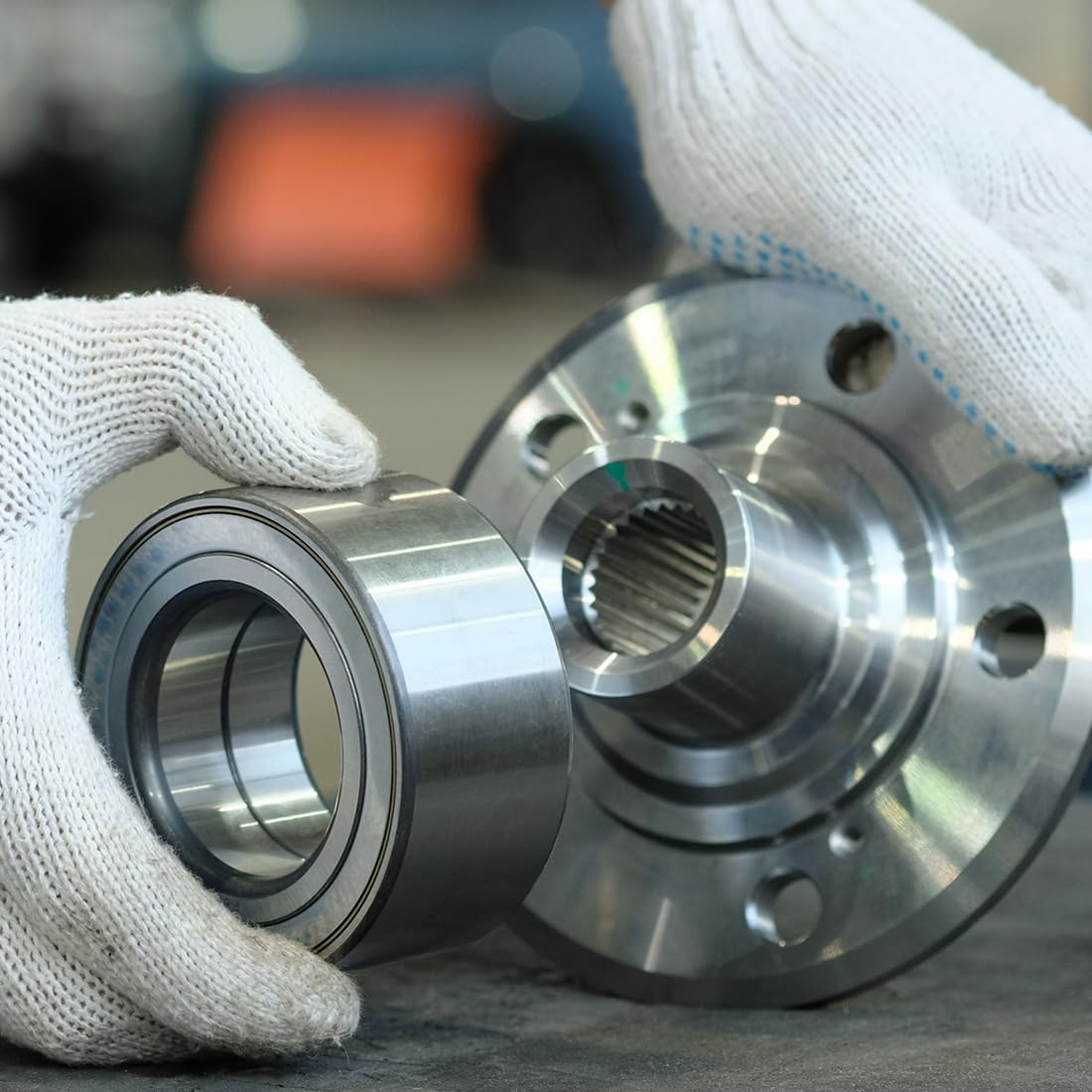 Uxcell MR128-2RS Deep Groove Ball Bearings 8Mm Inner Dia 12Mm OD 3.5Mm Bore Double Sealed Chrome Steel Blue Seal Z2 10Pcs image number 5