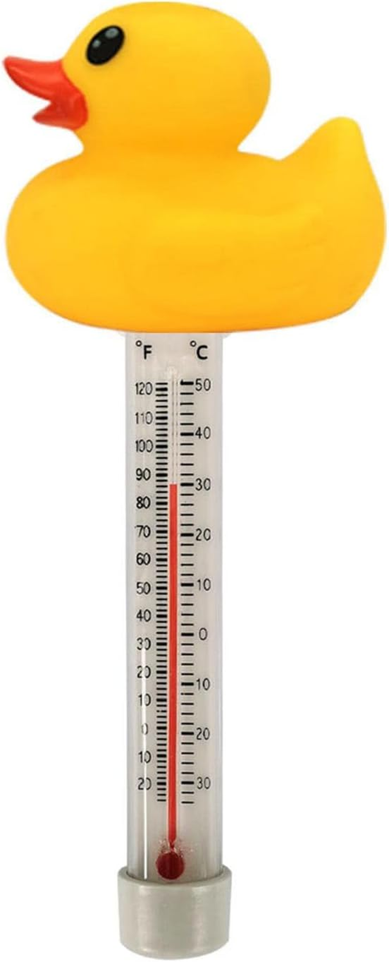 Duck Pool Thermometer - Floating Pool Thermometer with String, Pool Thermometer Floating Easy Read, Cute Bath Thermometer for Outdoor and Indoor Swimming Pools, Tub and Spas image number 5
