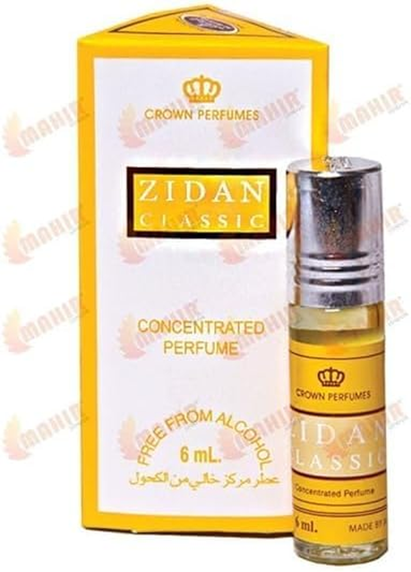 Al Rehab Zidan Classic Attar 6Ml, Long Lasting Aromatherapy Scent, Alcohol Free