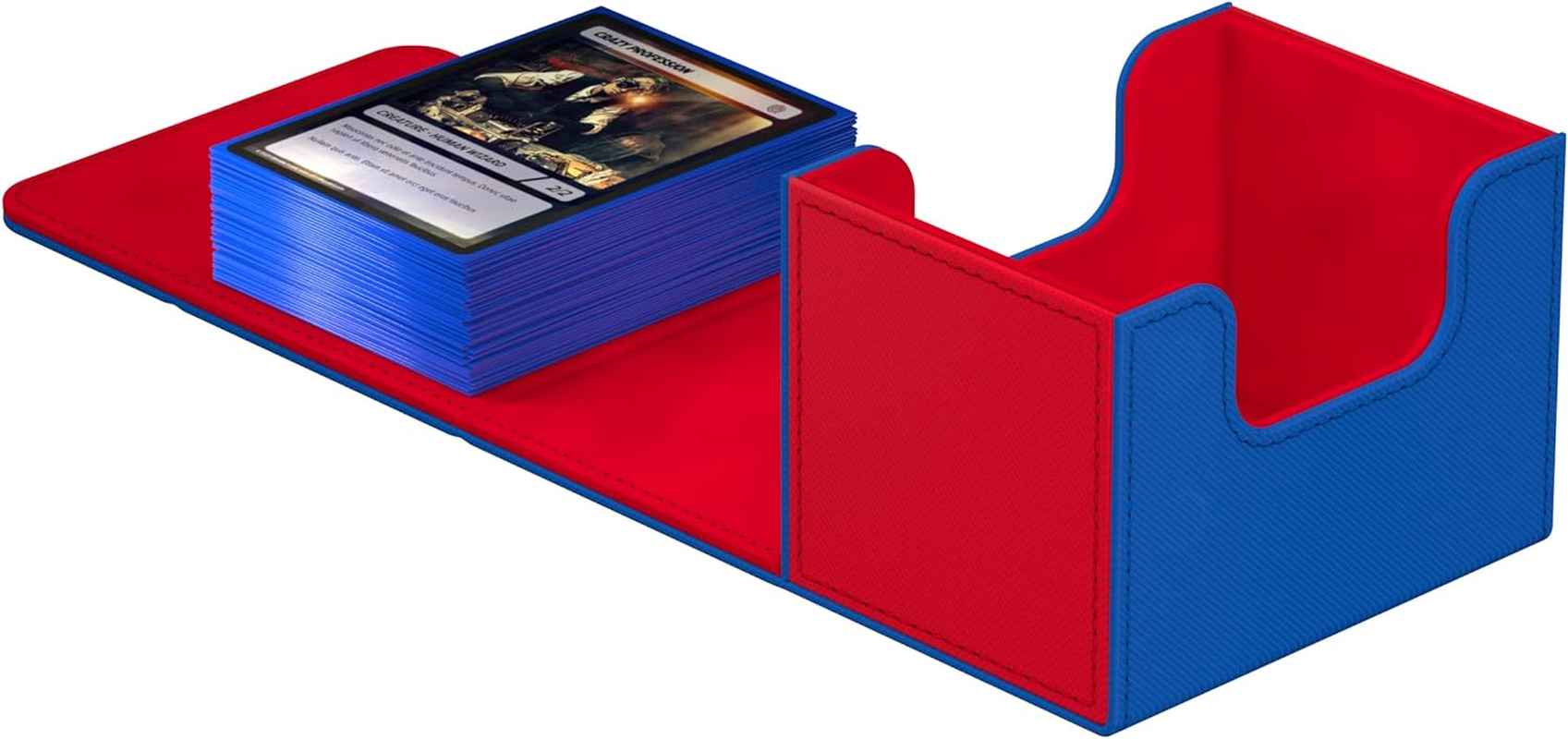 Ultimate Guard 100+ Synergy Sidewinder Deck Box, Black/Red