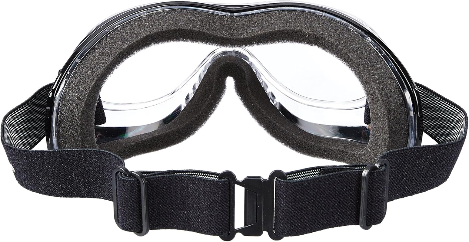 Pacific Coast Airfoil Padded 'Fit over Glasses' Riding Goggles (Black Frame/Clear Lens) image number 1
