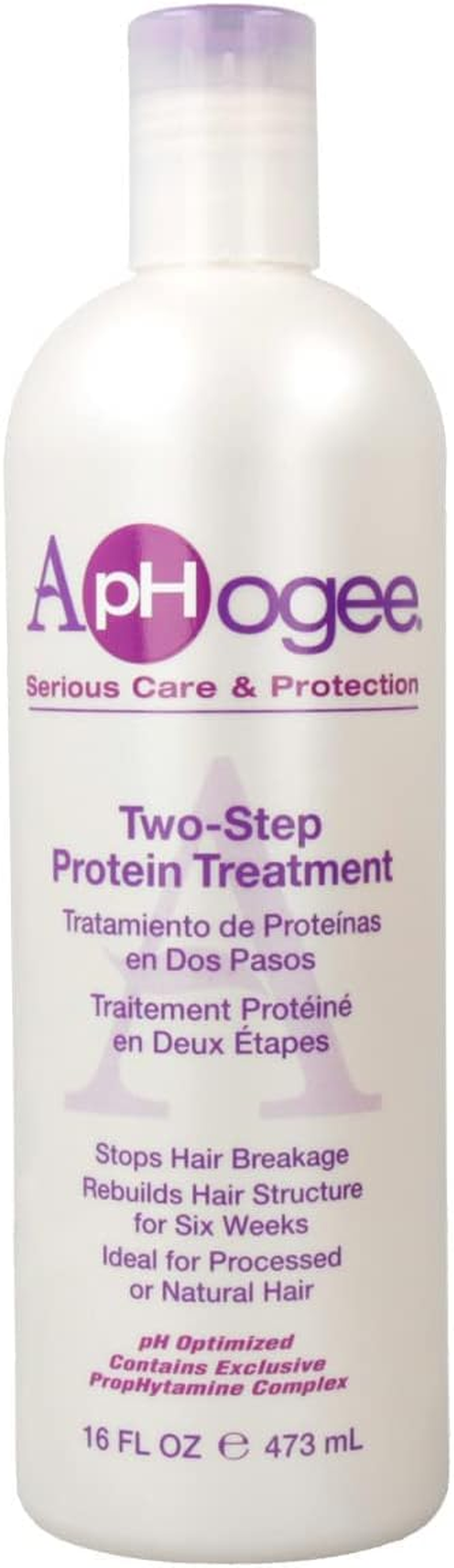 Aphogee Two-Step Treatment Protein Conditioner for Damaged Hair 16 Oz. (473 Ml) - Bottle, 1 Lb image number 3