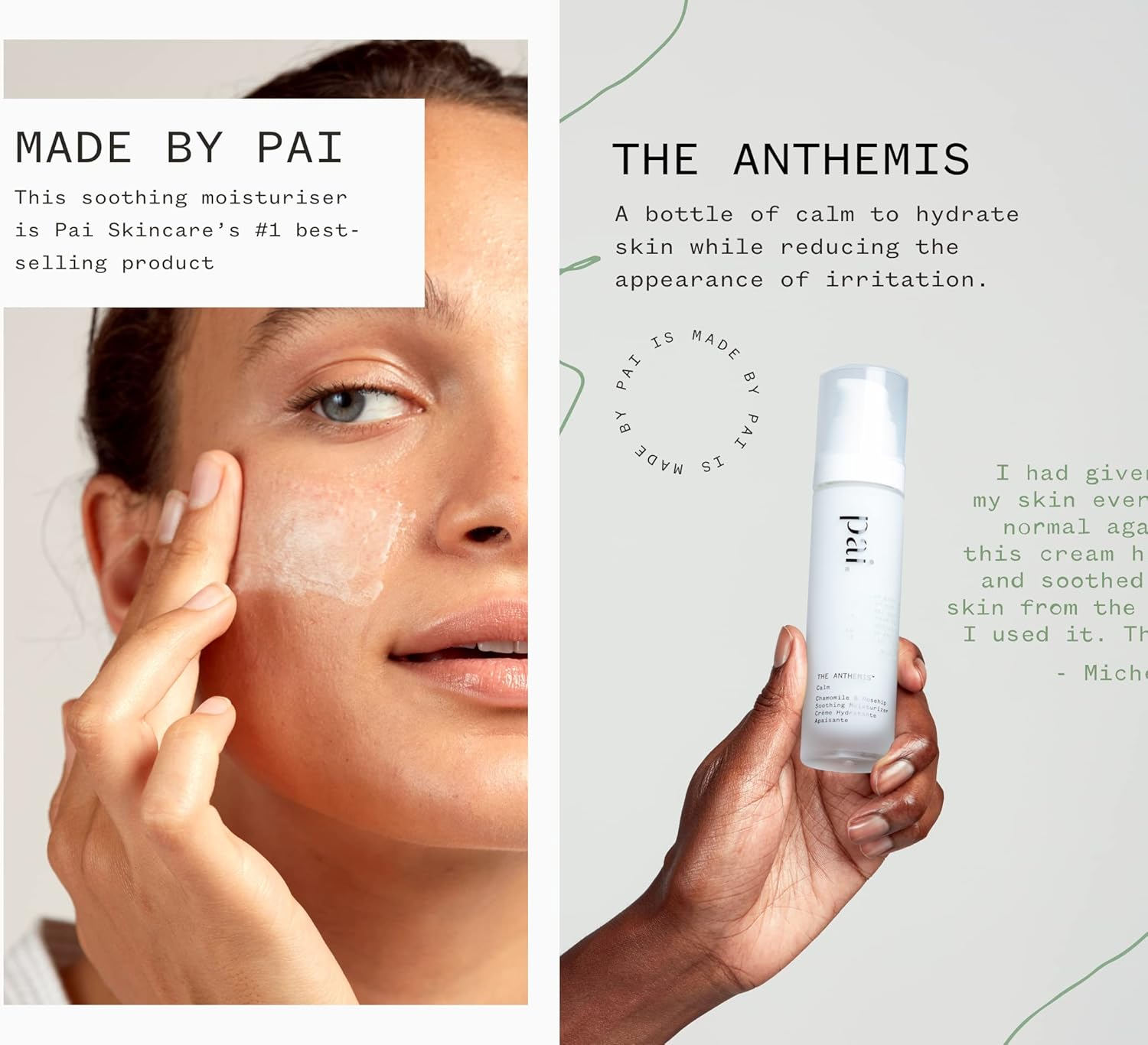 Moisturisers & Toners by Pai Skincare Chamomile & Rosehip Calming Day Cream 50Ml image number 1