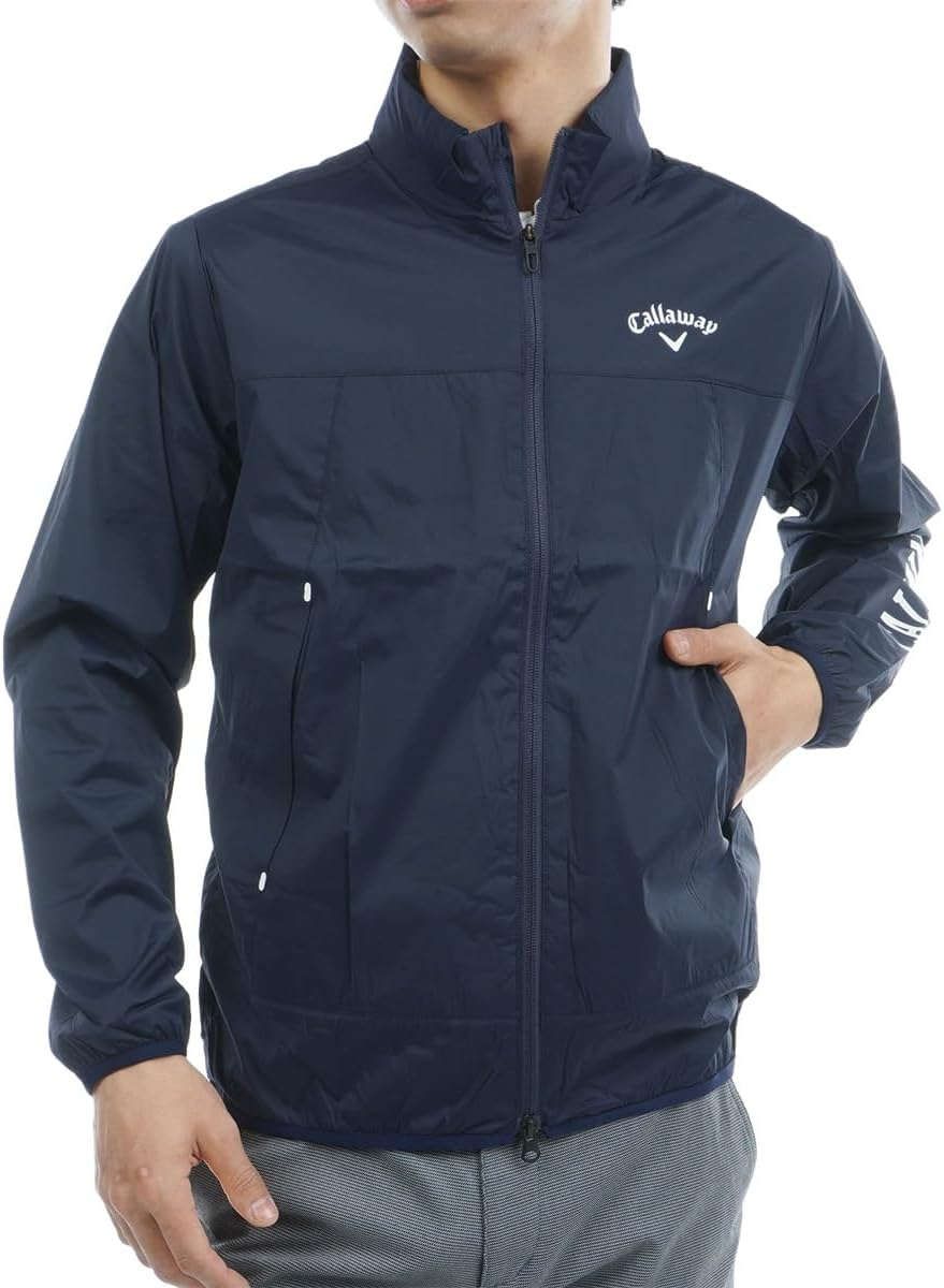 Callaway C23115100 Men'S Full Zip Blouson (Stretchable, Water Repellent, Mesh Lining), Golf Outerwear