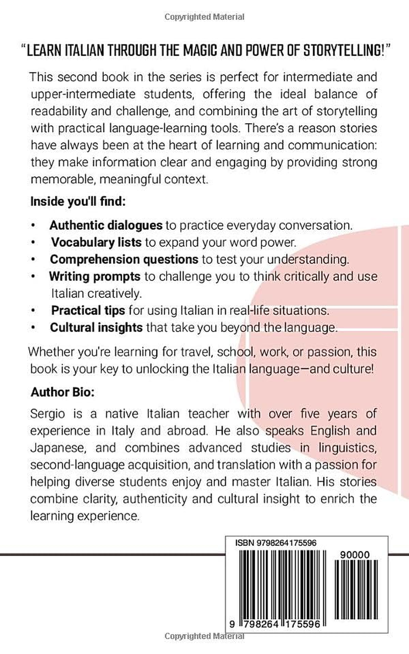 Short and Simple Stories in Italian: 10 Easy-To-Read Stories for Intermediate Learners image number 1