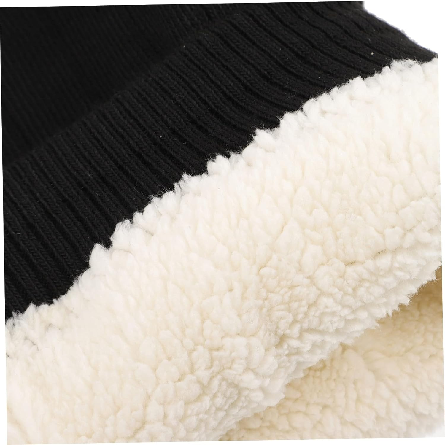 360&deg; Lambswool Waist Belt Winter Heated Waist Support Kidney Protector Thickened Thermal Belly Warmer for Men and Women Black