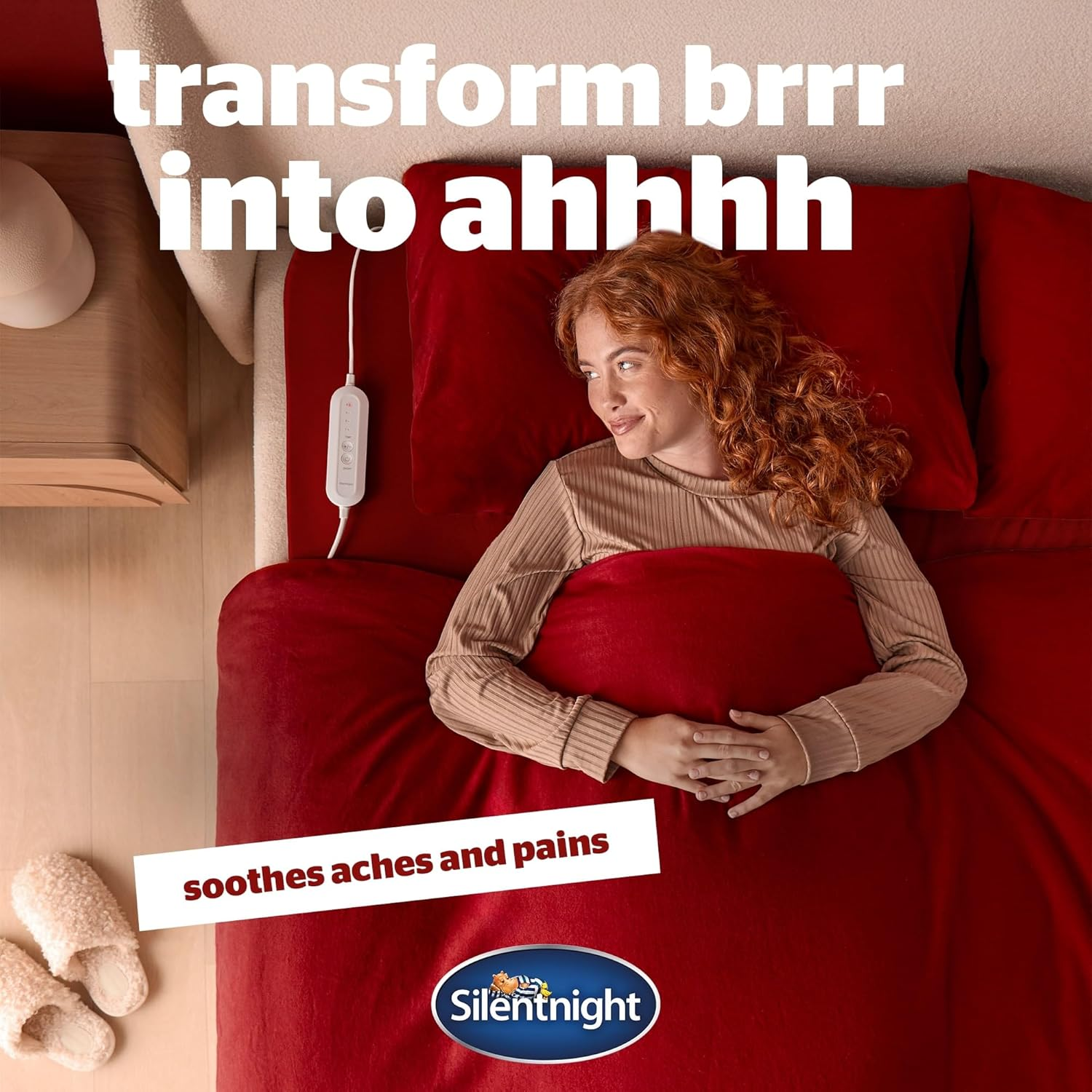 Silentnight Comfort Control Electric Blanket - Heated Underblanket with 3 Heat Settings, Fast Heat Up, Overheat Protection and Easy Fit Straps - Machine Washable - Single 135X72Cm image number 2