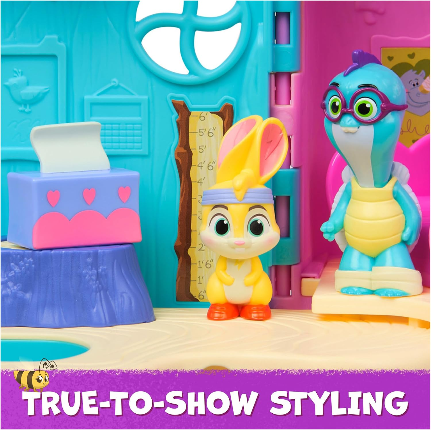 Vida the Vet, Sniffle & Snuggle Pack with Zig Zag & Tidbit Action Figures & Tissue Box Accessory, Kids Toys for Girls & Boys Ages 3 and Up image number 3