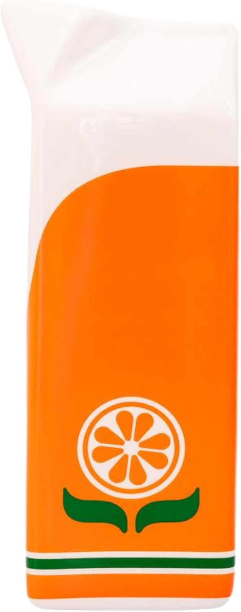 Ban.Do Vintage Inspired Rise and Shine Decorative Ceramic Vase, Unique Home/Kitchen/Office Accent, Orange Juice image number 5